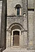 La porte romane sud.