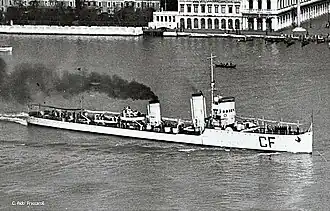 illustration de Confienza (destroyer)