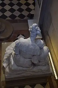La version en plâtre de dos.
