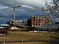 Bâtiment en construction.