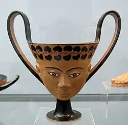 Canthare janiforme, Est de l'Ionie, c. -540.