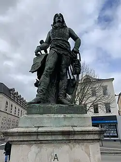 Vue de la statue.