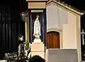 Notre-Dame de Fátima dans la Chapelle des apparitions.