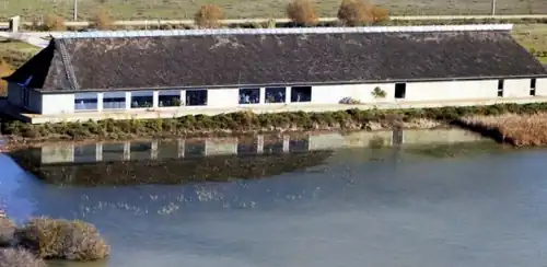 Centre de visiteurs du parc de Doñana, au bord de l'étang Lucio del Lobo