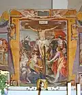 Calvaire et Saints, 1587-88, fresque, autel central