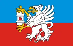 Drapeau de Powiat de Łęczna