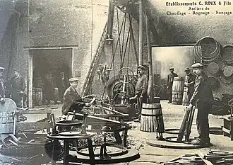 Tonnellerie - Ateliers de chauffage, rognage et fonçage