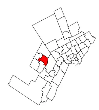 Carte de la circonscription