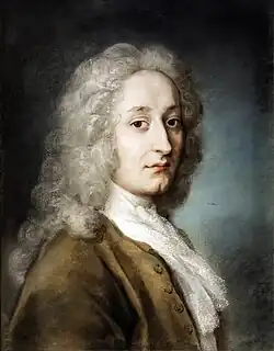 Portrait d'Antoine Watteau (1684-1721) exécuté par l'artiste-peintre Rosalba Carriera.
