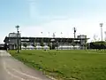 Le Stade Uniprix, ancien Stade Jarry devenu stade de tennis, en 2006