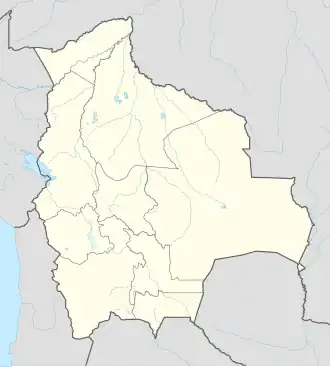 Voir sur la carte administrative de Bolivie