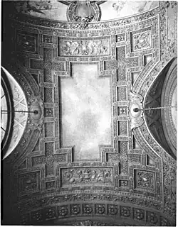 Foyer ceiling, secondary panel