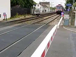 Arrivée d'un train venant de Paris