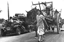 1940 : Après la défaite, l'exode.