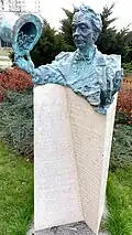 sculpture représentant Bernard Krawczyk