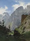 Le Canal de Mancorbo dans les pics d'Europe (1876), Madrid, musée du Prado.