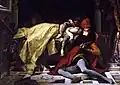 La Mort de Francesca da Rimini et de Paolo Malatesta, de Cabanel (1870).