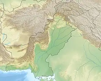 Voir sur la carte topographique du Pakistan