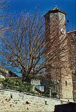 Clocher octogonal du XIIIe&nbsp;siècle.