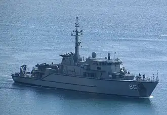 illustration de HMAS Diamantina (M 86)
