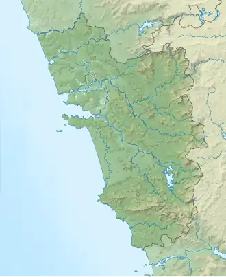 Voir sur la carte topographique de Goa