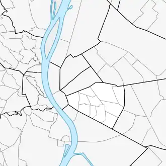 Voir sur la carte administrative du 8e arrondissement de Budapest