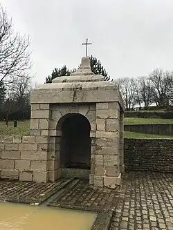 Vue de la fontaine.