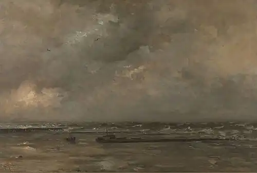 La Mer à Blankenberghe, 1871 Musée des Beaux-Arts de Gand
