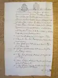 Registre des tutelles des enfants, Paris, 1781 [lire sur Wikisource].