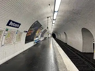 Le quai en direction de Pré Saint-Gervais.