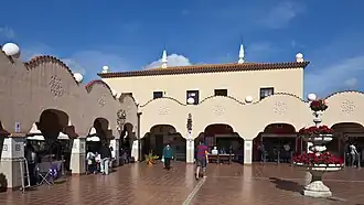 Cour intérieure du marché.