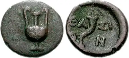 Obole de Thasos, IIIe siècle av. J.-C.