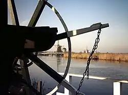 Détails du moulin.