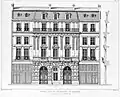 La façade sur rue reconstruite par l'architecte Pierre Decloux en 1876.