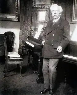 Portrait (photographie) de Gabriel Fauré, par Pierre Choumoff