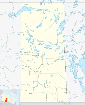 voir sur la carte de la Saskatchewan