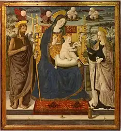 Mariage mystique de sainte Catherine de Pancrazio Jacovetti da Calvi.