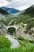 Le pont dans son environnement.
