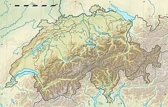 voir sur la carte de Suisse