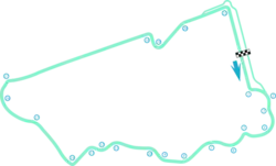 Tracé de la course