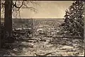 Le champ de la bataille de la Peachtree Creek en Géorgie, fin 1864 - début 1865.