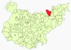 Localisation de Navalvillar de Pela