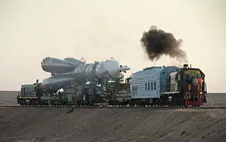 Soyuz TMA-16 lors de son transfert.