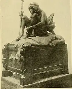Ward, A Congo chief From a bronze statue by the Author (Gold Medal, Paris Salon 1908), bronze, dans A voice from the Congo, 1910.