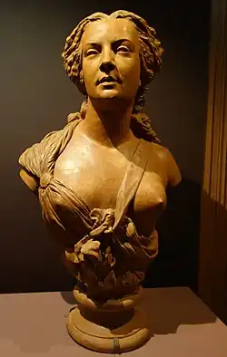 Attribué à Auguste Clésinger, Buste présumé de Madame Sabatier, 1847, œuvre non sourcée, localisation inconnue.