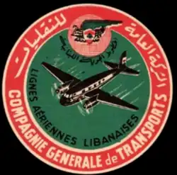 Logo de la Compagnie Générale de Transports en 1949.
