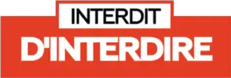 Logo d'Interdit d'interdire.