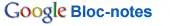 Logo de Google Bloc-notes