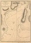 Carte de l'Amirauté : Port Morant en 1815.