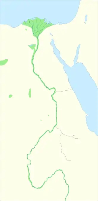 (Voir situation sur carte : Égypte antique)